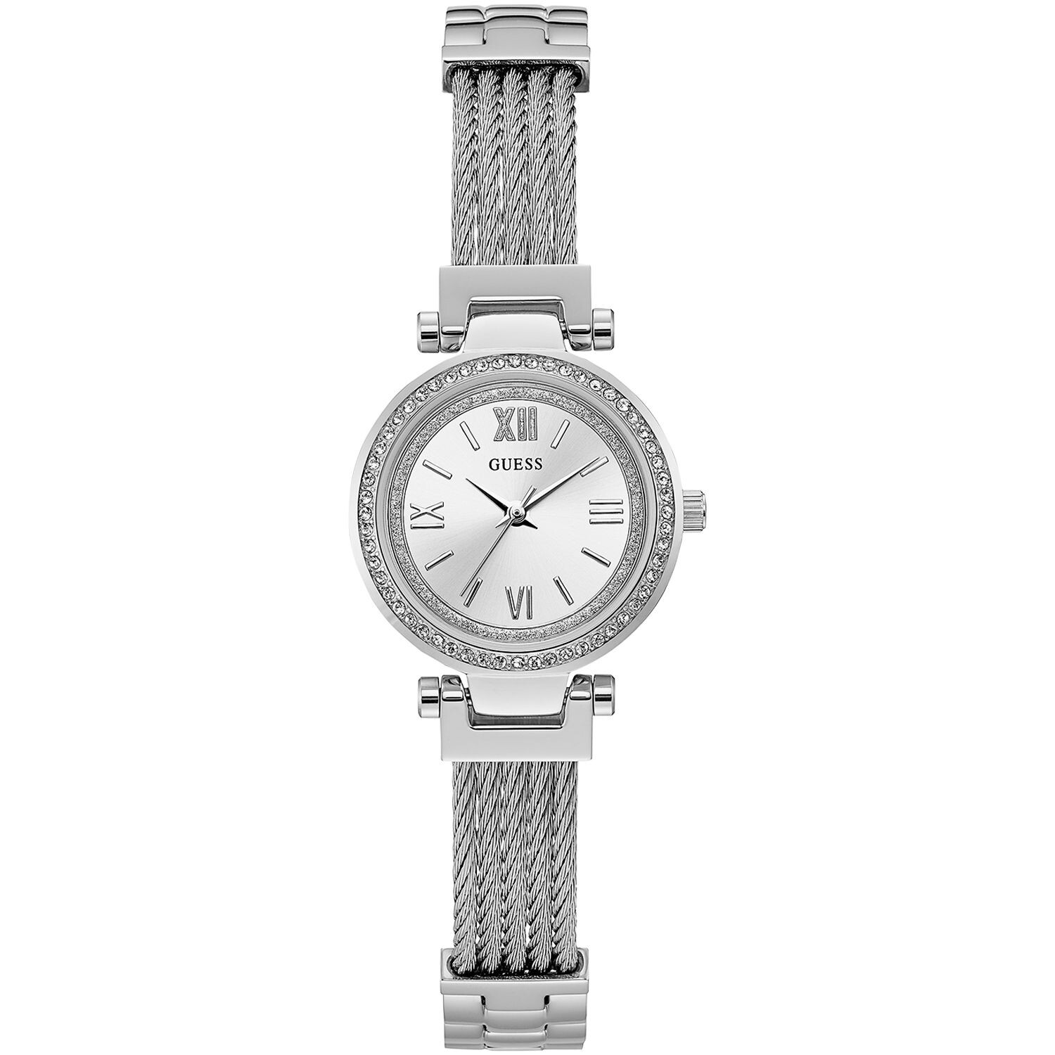 

Серебряные женские часы GUESS