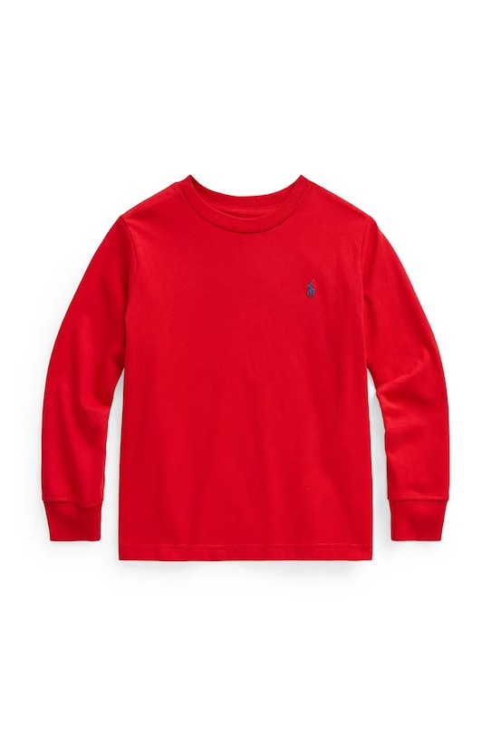 

Детская хлопковая водолазка Polo Ralph Lauren, красный