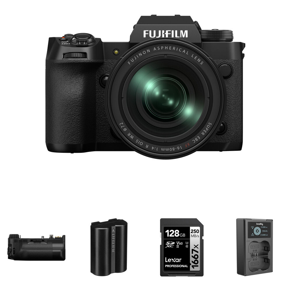 

Беззеркальная камера FUJIFILM X-H2 Mirrorless Camera with 16-80mm f/4 Lens and