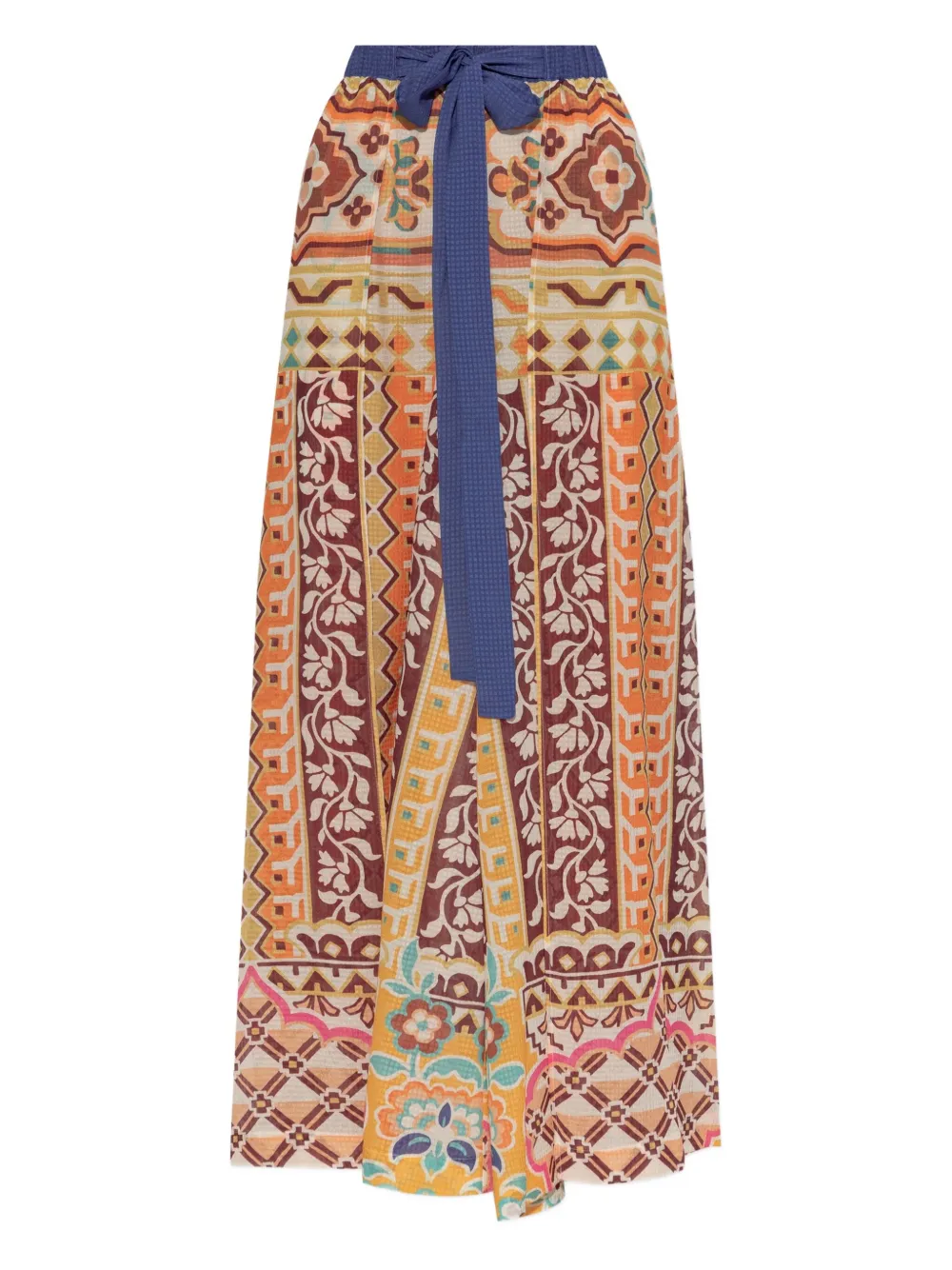 

Брюки с завязками и узором ETRO, нейтральный