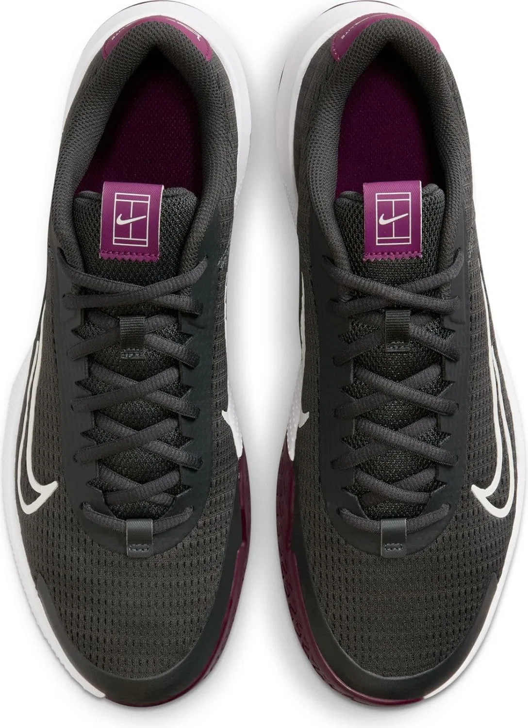 Кроссовки Nike Men's M Vapor Lite 2 для тенниса, Dk Smoke Grey Photon Dust Sangria — фото 4