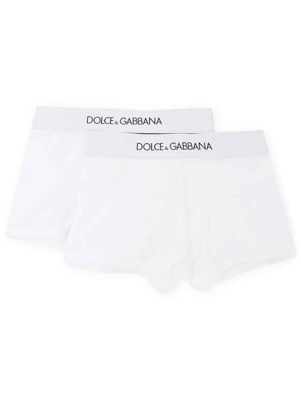 

Боксеры с логотипом на поясе Dolce & Gabbana Kids, белый
