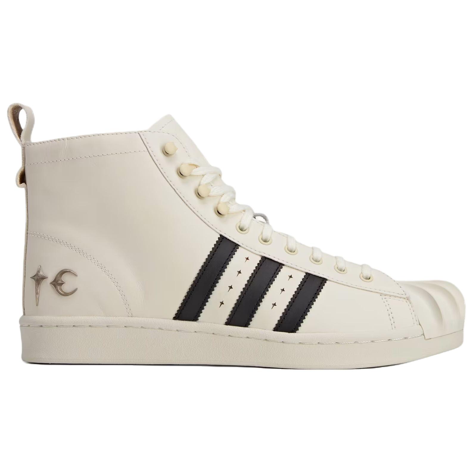 Thug Club x Superstar высокие скейтерские кроссовки унисекс Adidas Originals, бежевый — фото 3