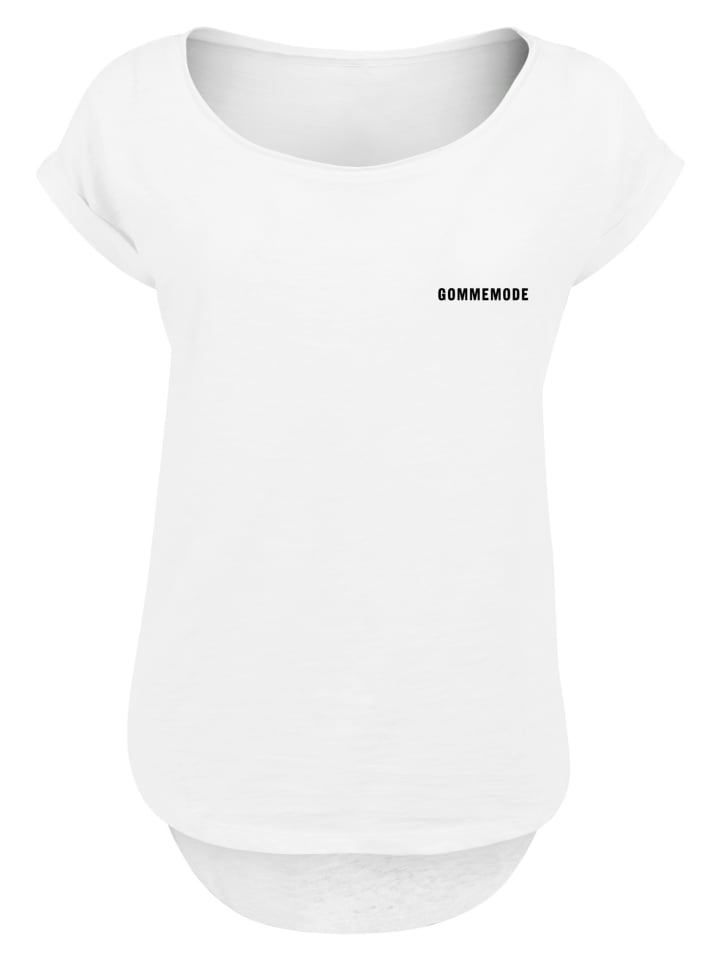 

Длинная футболка Gommemode белого цвета F4NT4STIC, Белый, Длинная футболка Gommemode белого цвета F4NT4STIC