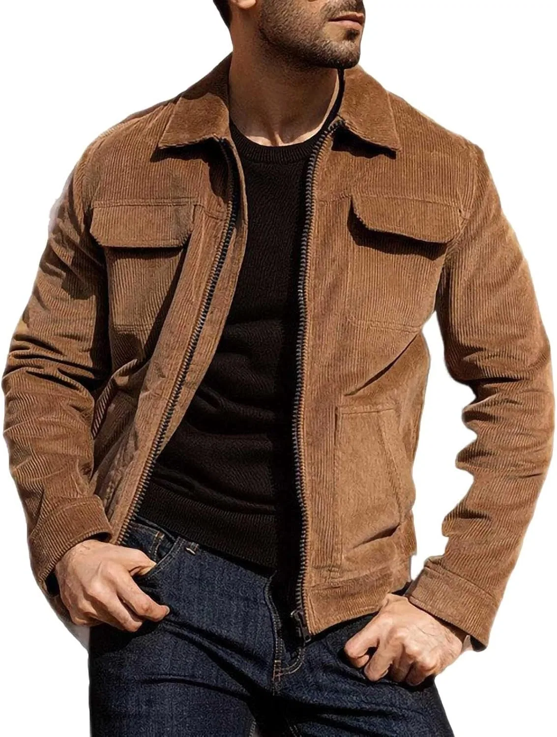 Куртка зимняя вельветовая Cambkatl, цвет 01 Khaki