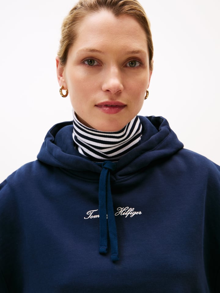 Tommy Hilfiger Темно-синяя толстовка — фото 2