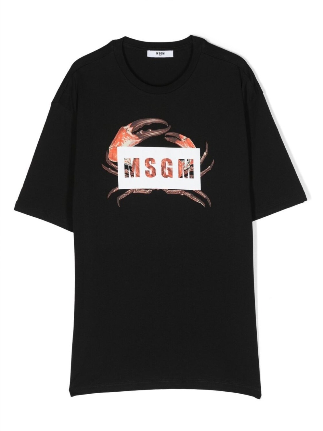

MSGM Kids футболка с логотипом, черный