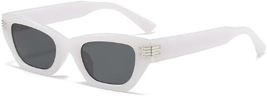 

Солнцезащитные очки «Кошачий глаз», стильные солнцезащитные очки в форме треугольника и бабочки, модные солнцезащитные очки с защитой от УФ-излучения sundry goods, C7 Jelly White Black Gray Flakes