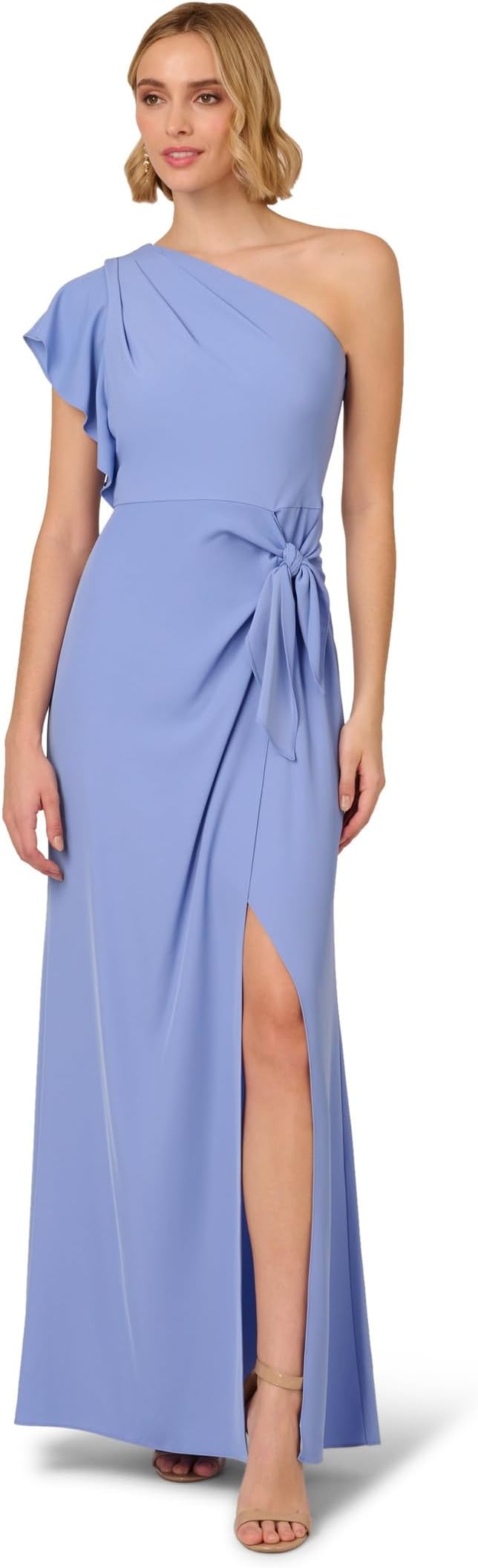 

Платье Adrianna Papell One-Shoulder Gown, Peri Cruise