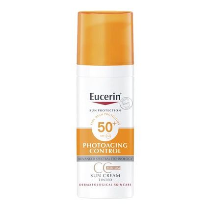 

Солнцезащитный крем CC Photoaging Control со средним оттенком SPF50+ 50 мл Eucerin