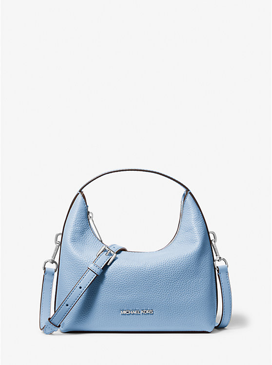 

Маленькая сумка-мессенджер Ember из шагреневой кожи Michael Kors, синий