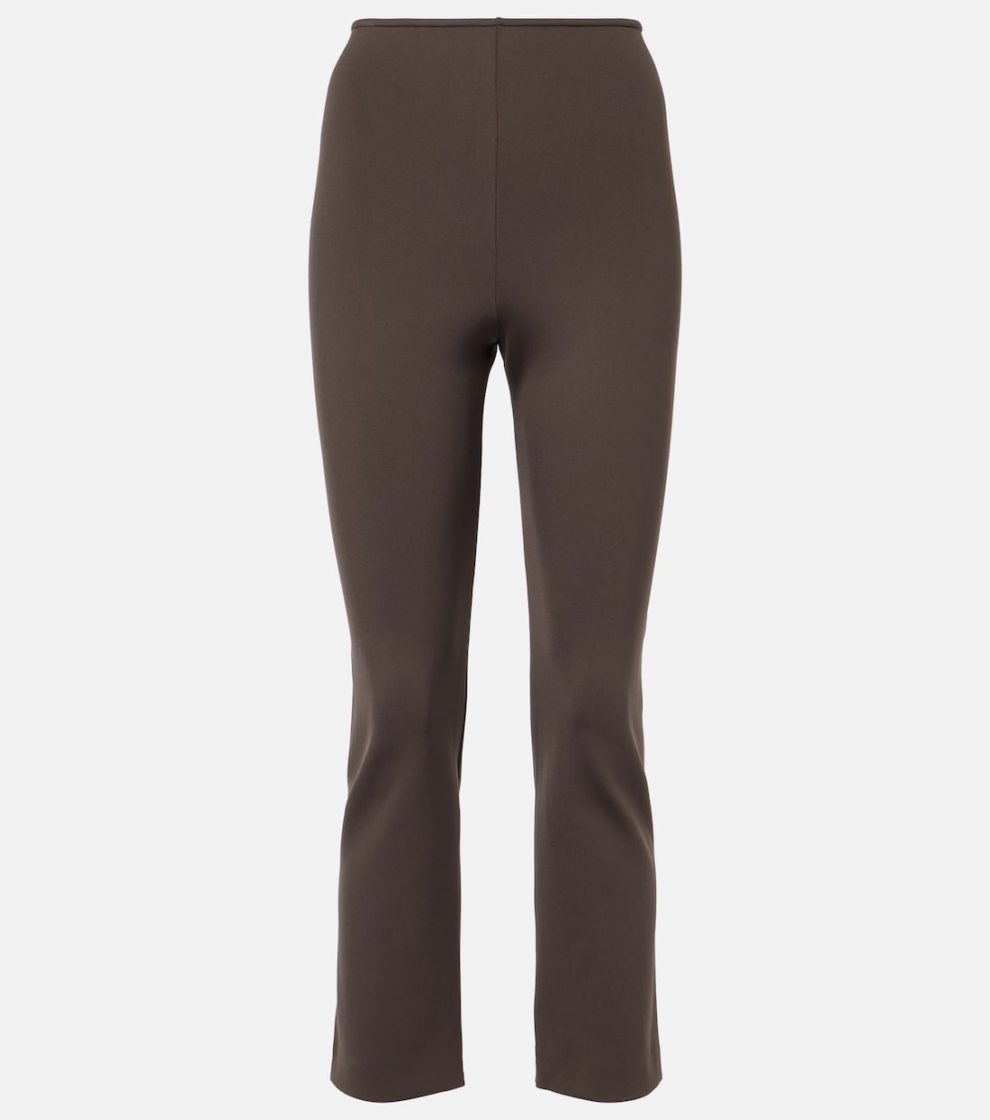 

Шиммированные укороченные джерси слим-брюки Fforme, Military Brown