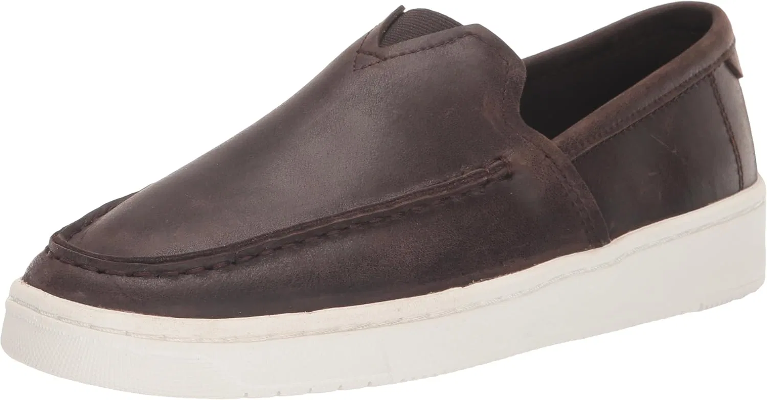 Мужские плоские тапочки TOMS Trvl Lite, 2-Dark Brown Leather