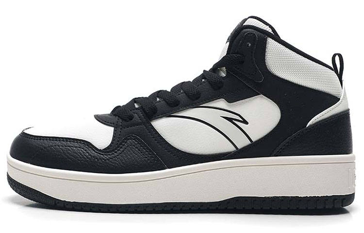 

Anta Life Collection Высокие Скейтборд Кроссовки Мужские Белый Черный, Слоновая Кость Белый/Черный