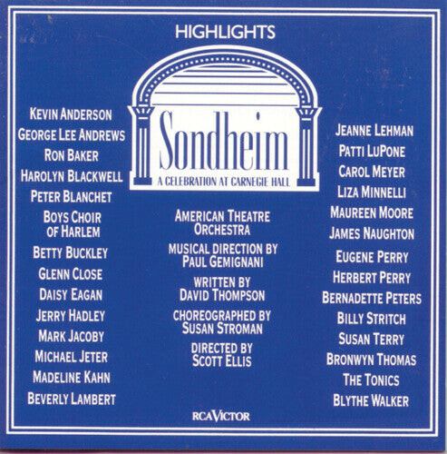 

CD диск Sondheim / Various: Gala at Carnegie Hall HLTS