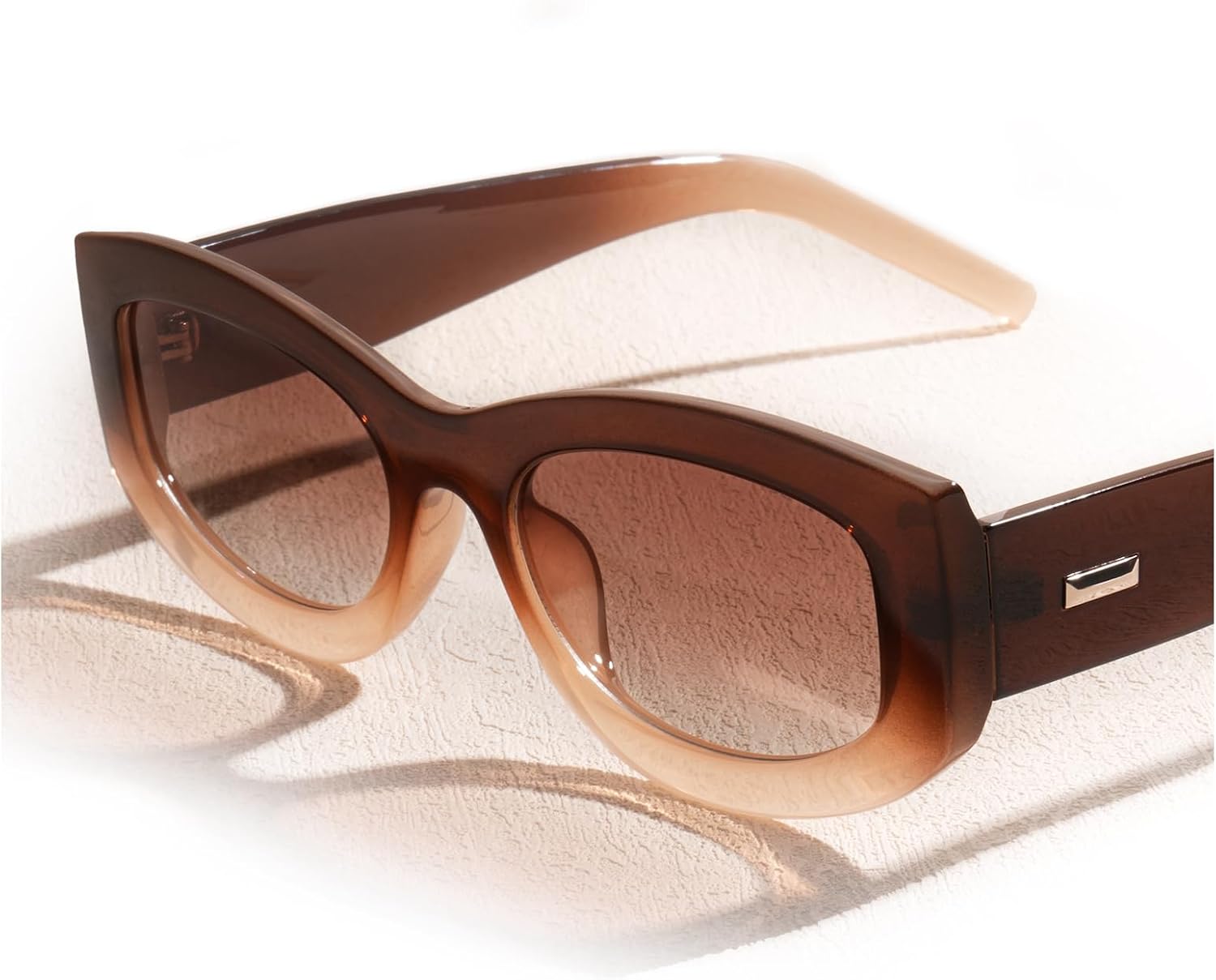 

Поляризованные солнцезащитные очки-клипсы с откидной застежкой, надеваемые поверх очков с диоптриями, для женщин и мужчин, с защитой от УФ-излучения UV400 и антибликовым покрытием Thryvox, Brown