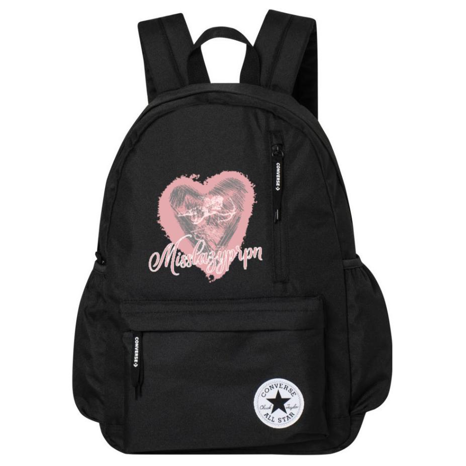

Converse Полиэстеровый рюкзак обычный унисекс черный, Heart Cupid