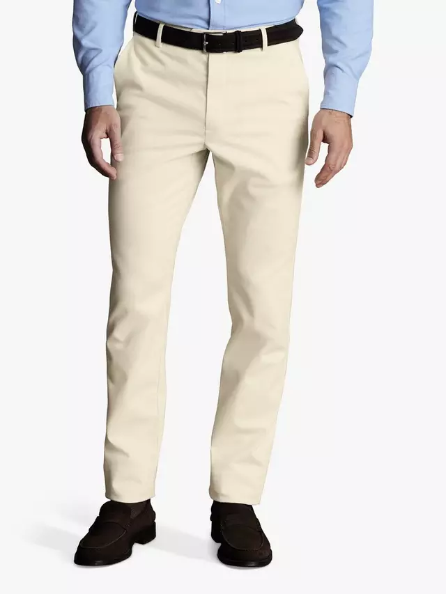 

Брюки чинос Charles Tyrwhitt Classic Fit Ultimate Non-Iron, слоновая кость