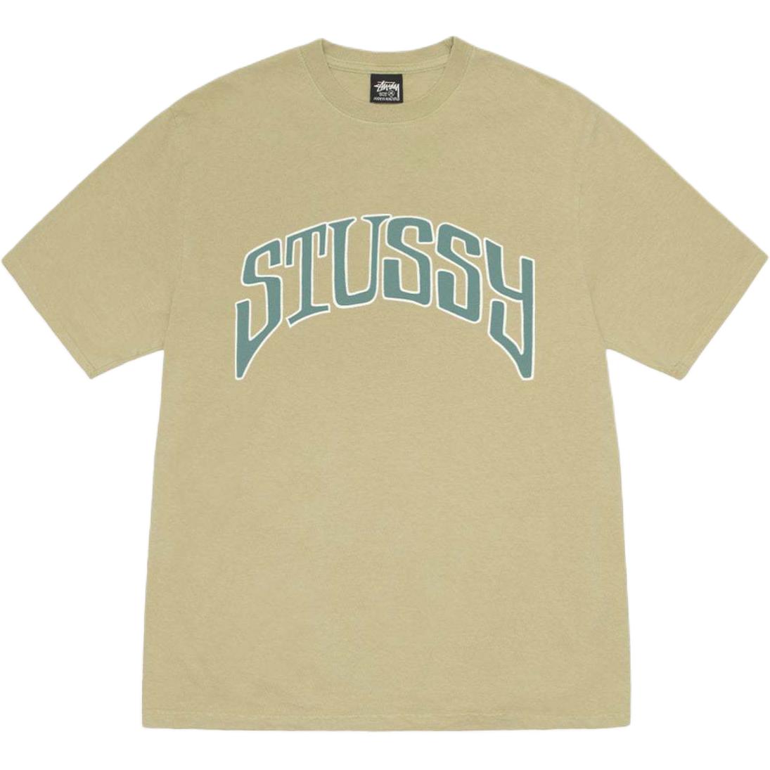 

Футболка с арочным пигментным окрашиванием Stussy, желтый
