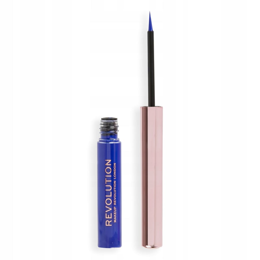 

Жидкая подводка для глаз Revolution Super Flick Precision Blue с кисточкой Makeup Revolution