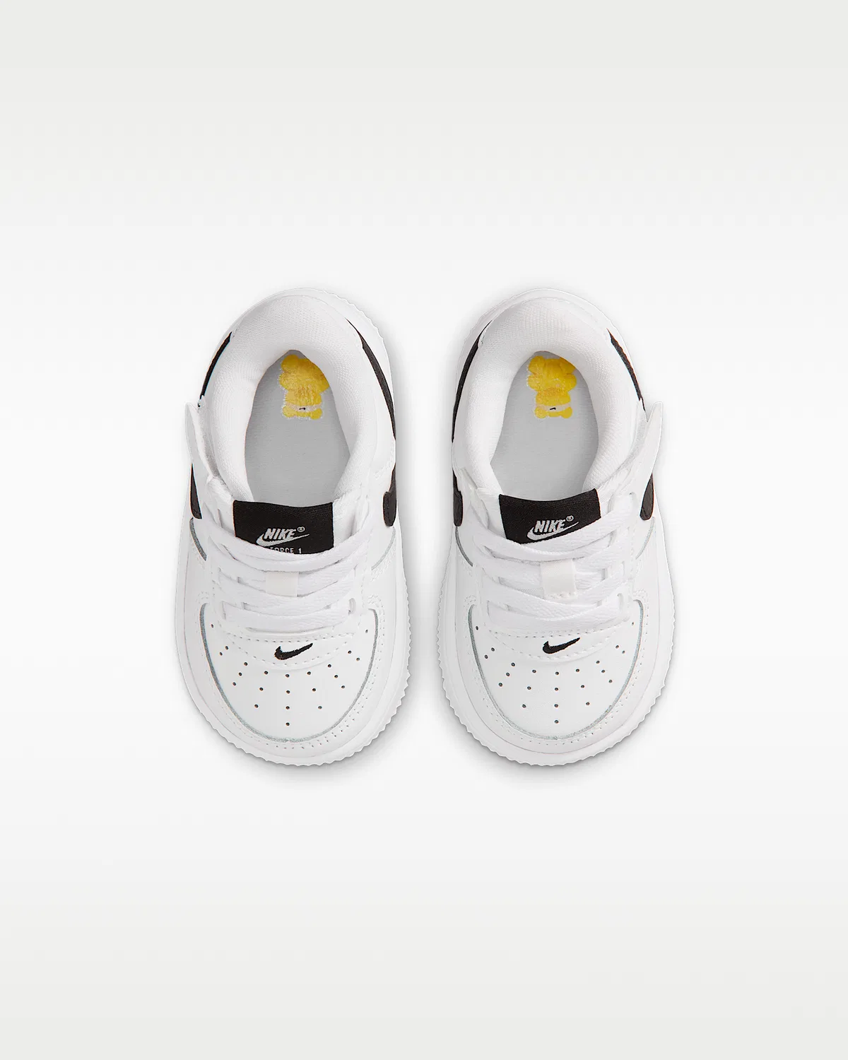 Кроссовки Nike Force 1 Low EasyOn для малышей, White/Black — фото 4
