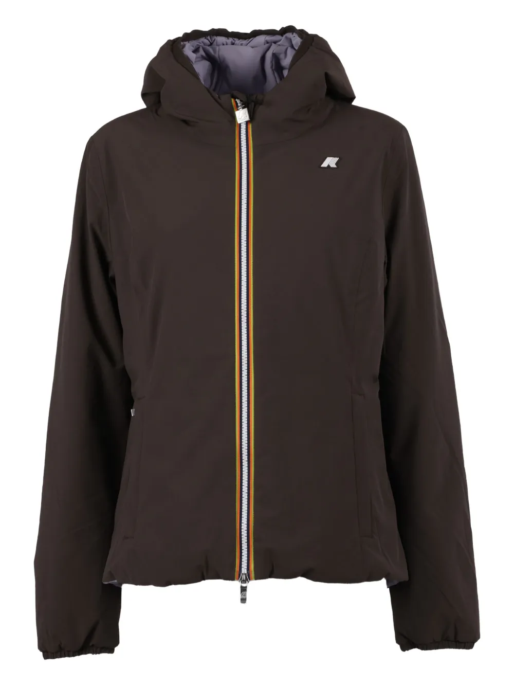 

Двухслойная куртка с капюшоном K-Way, фиолетовый