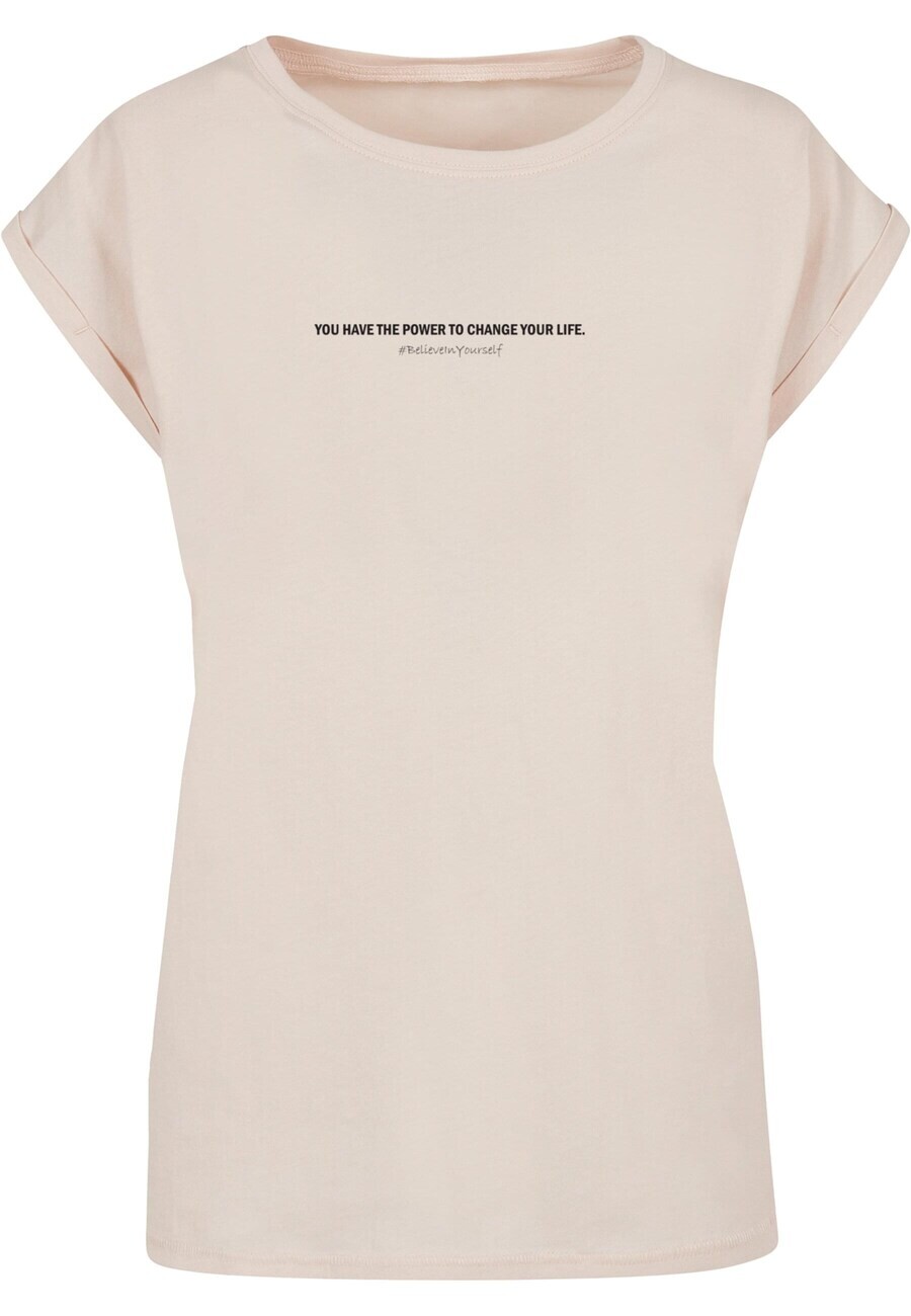

Футболка Merchcode Shirt WD - Believe In Yourself, цвет kitt