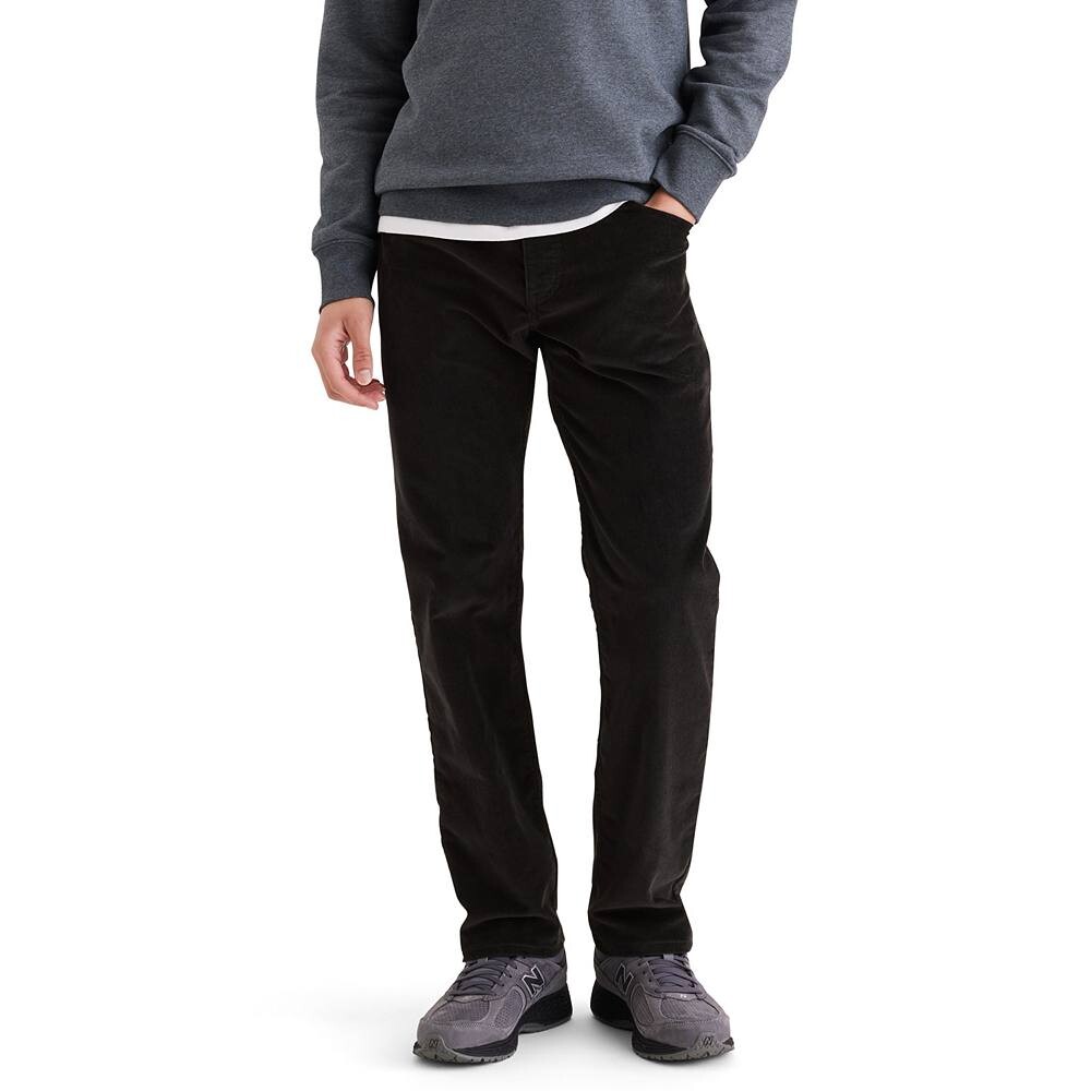 

Мужские брюки Dockers All Seasons из технического вельвета джинсового кроя прямого кроя, цвет Beautiful Black