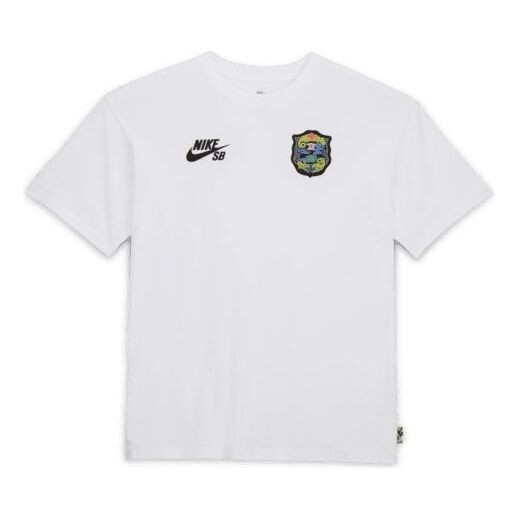 

Футболка sb skate t-shirt 'white' Nike, белый