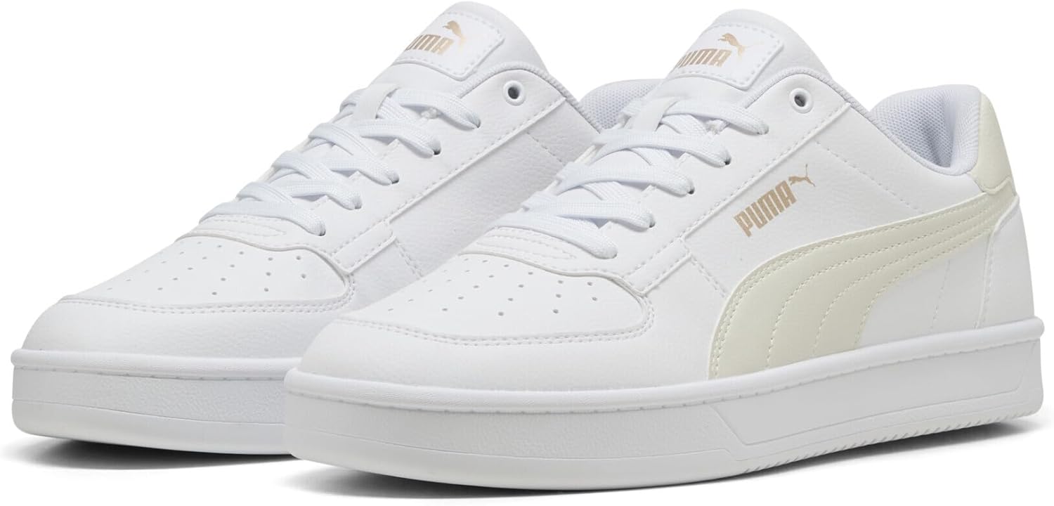 Кроссовки Puma Unisex-Adult Puma Caven 2.0, белый/серый/золотой — фото 2