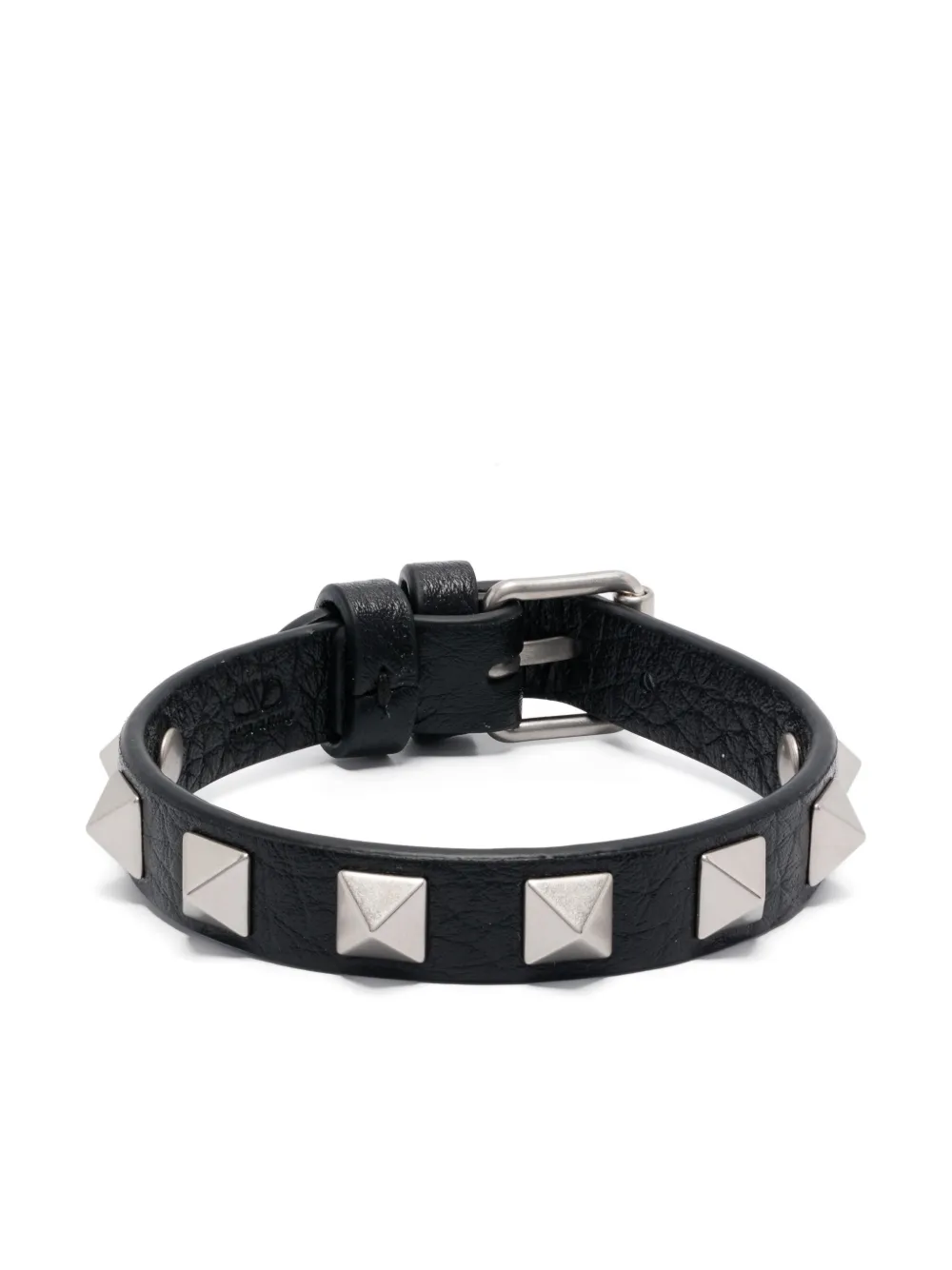 

Кожаный браслет Rockstud VALENTINO GARAVANI, черный