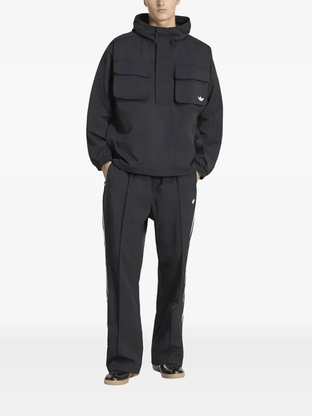 Спортивные брюки Britcore с боковыми полосками Adidas, черный — фото 2