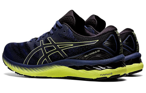 Кроссовки гель нимбус 23 Asics, синий — фото 4