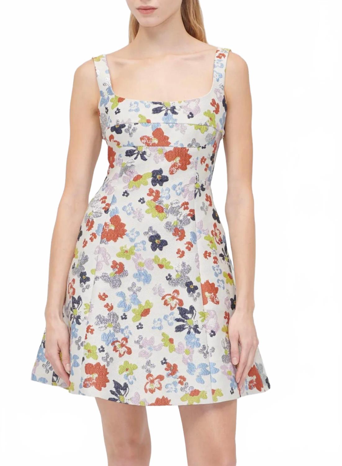 

Женское платье без рукавов с приталенным силуэтом в цветочном принте Skyfall STINE GOYA, Skyfall Flowers