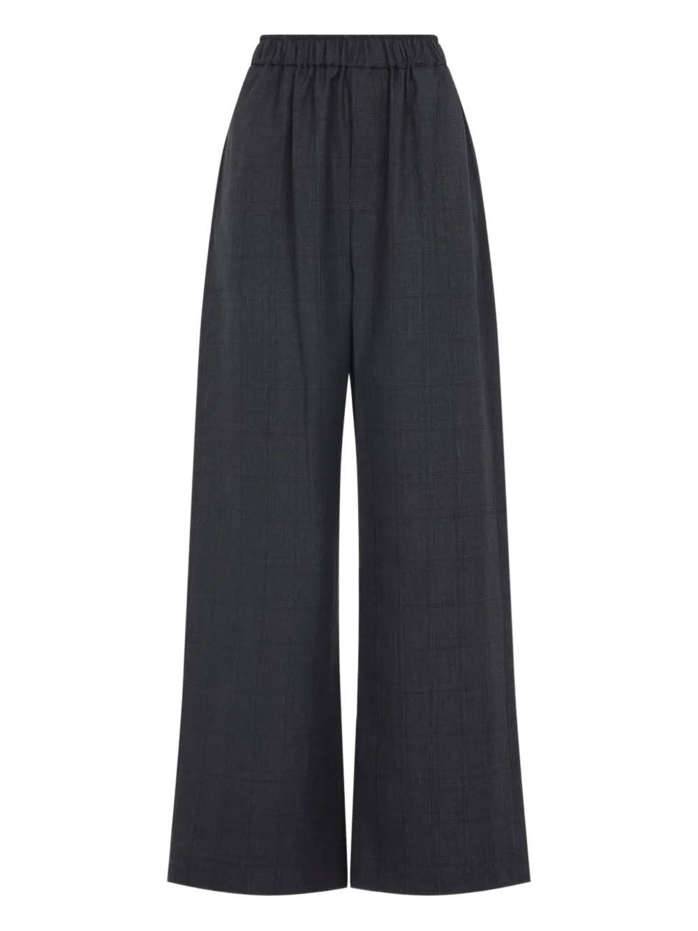 

Шерстяные брюки на эластичном поясе The Frankie Shop, серый