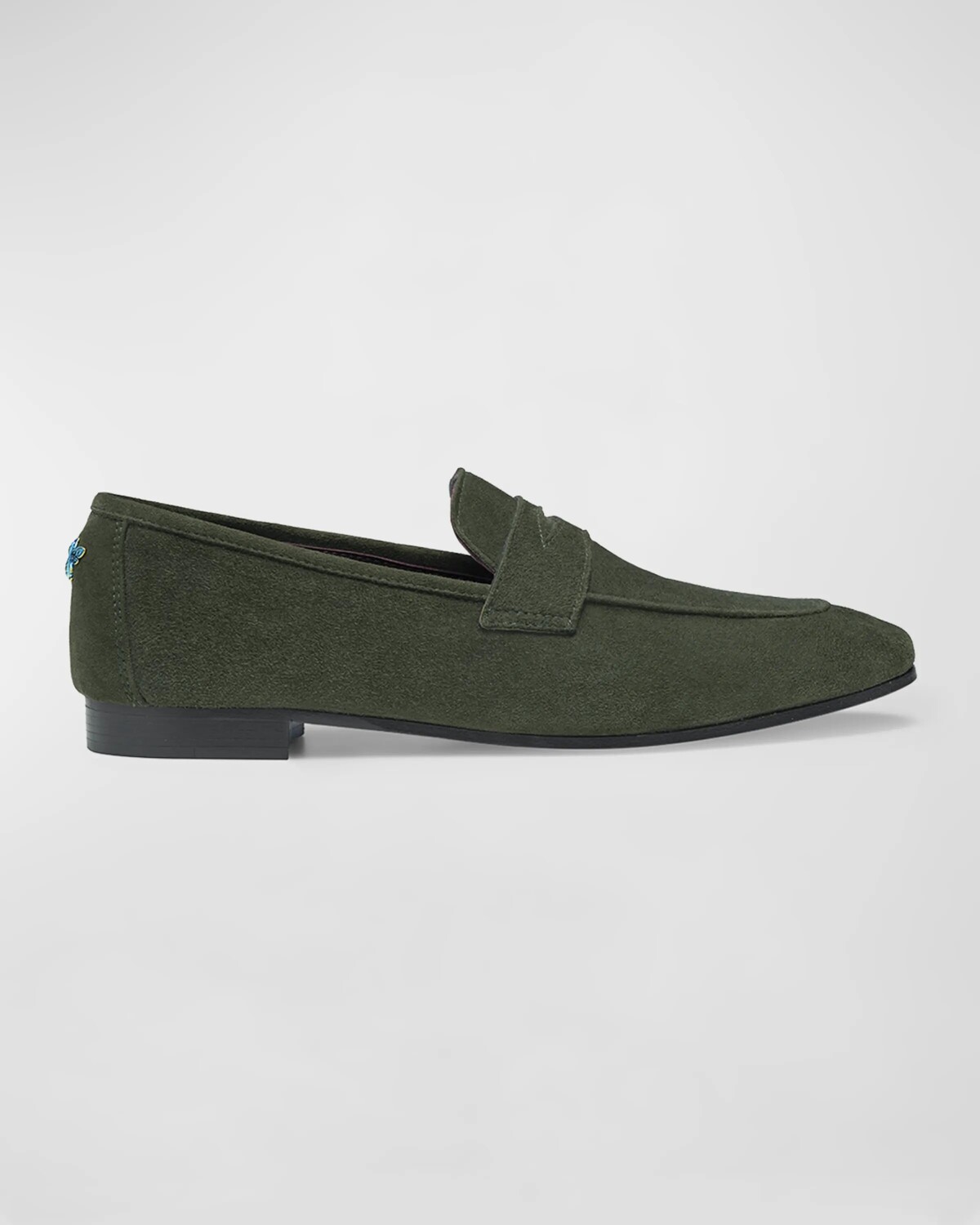 Замшевые лоферы Flaneur Bougeotte, цвет Olive