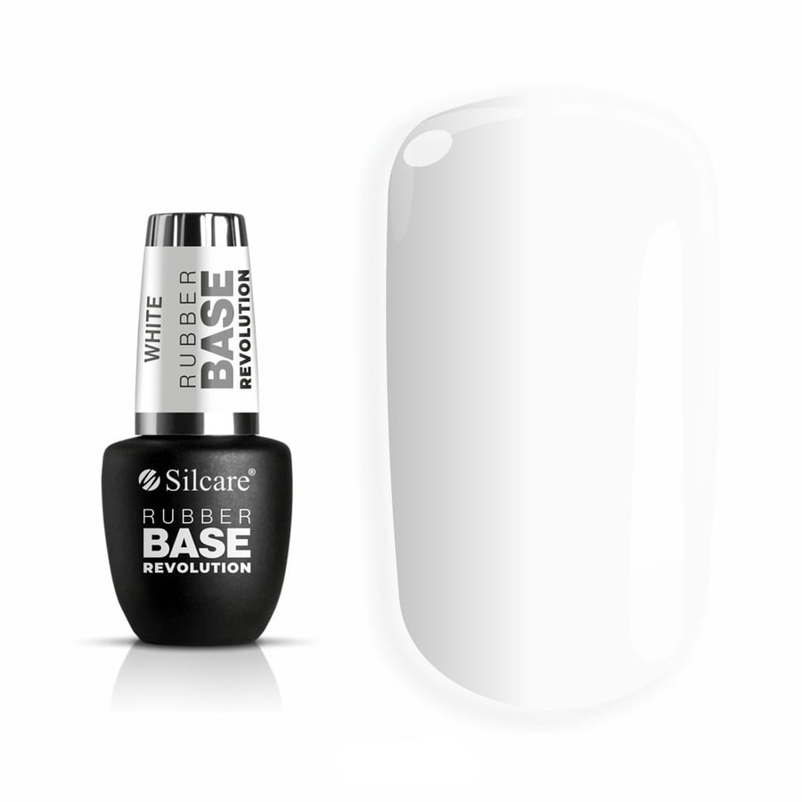 

Silcare Hybrid Revolution Rubber Base White Белый тампон 9 мл
