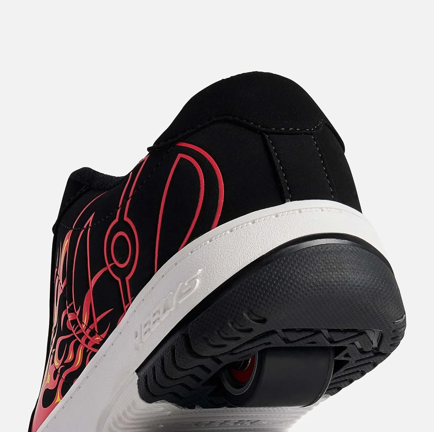 Мужские роликовые кроссовки Heelys Kolect Prints на колесиках, Black Red — фото 3