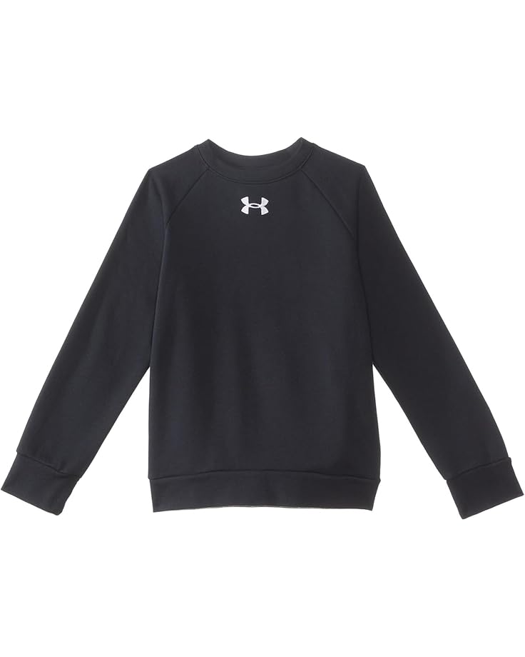 

Толстовка Under Armour Kids Rival Fleece Crew, черный/белый