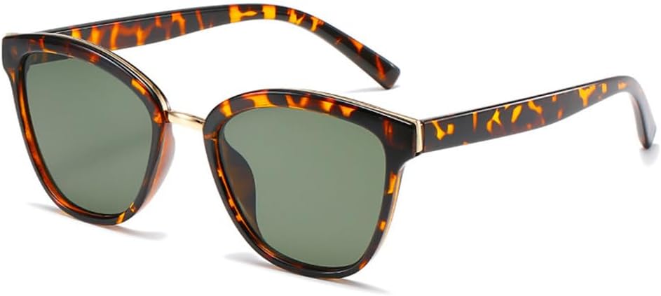 

Солнцезащитные очки UV400 с защитой от УФ-излучения - яркие, с леопардовым принтом "кошачий глаз", подходят для женщин и мужчин, для бега и занятий спортом на открытом воздухе UYPTK, Leopard Dark Green