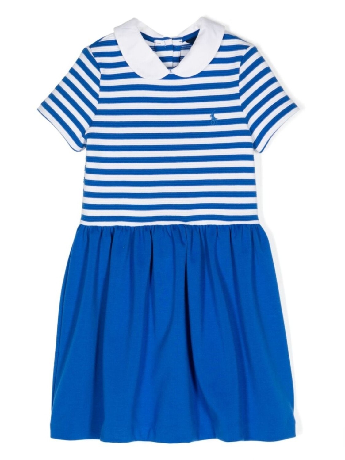 

Ralph Lauren Kids платье из джерси в полоску, синий