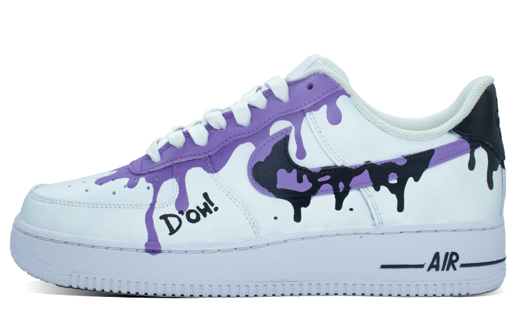 

Кроссовки Nike Air Force 1 Skateboarding Shoes Men Low-top White/purple, цвет Light Lavender