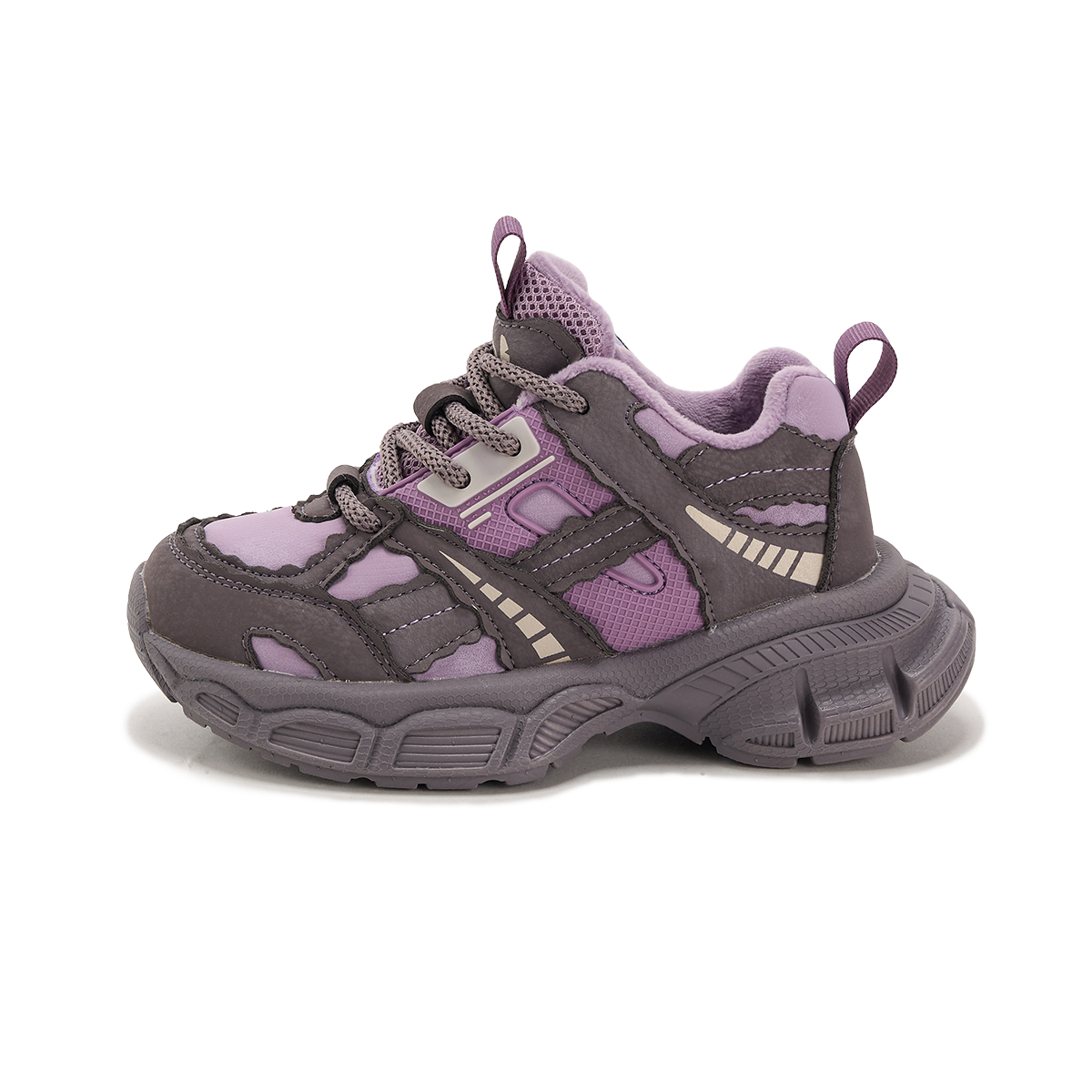 

Стич серии нескользящие и дышащие низкие детские повседневные кроссовки Disney, фиолетовый