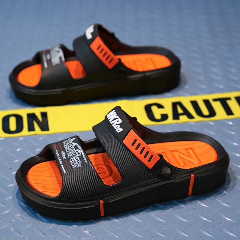 Сланцы мужские EVA Slip Resistant Abrasion Resistant NANJIREN, черный — фото 4
