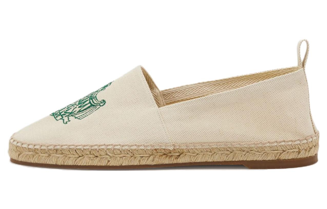 Эспадрильи Maison Kitsuné с вышитым логотипом Maison Kitsune, цвет Gray White