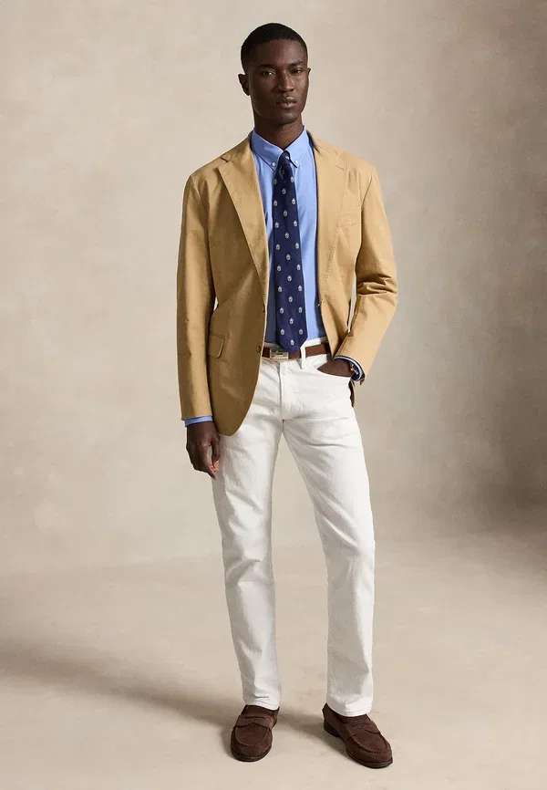 Рубашка из поплина с эффектом стрейч, slim fit, Polo Ralph Lauren, кабана блю — фото 2