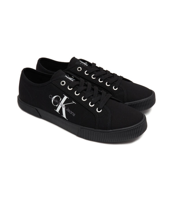 Кроссовки необходимые вулканизированные 1 Calvin Klein Jeans, черный — фото 3
