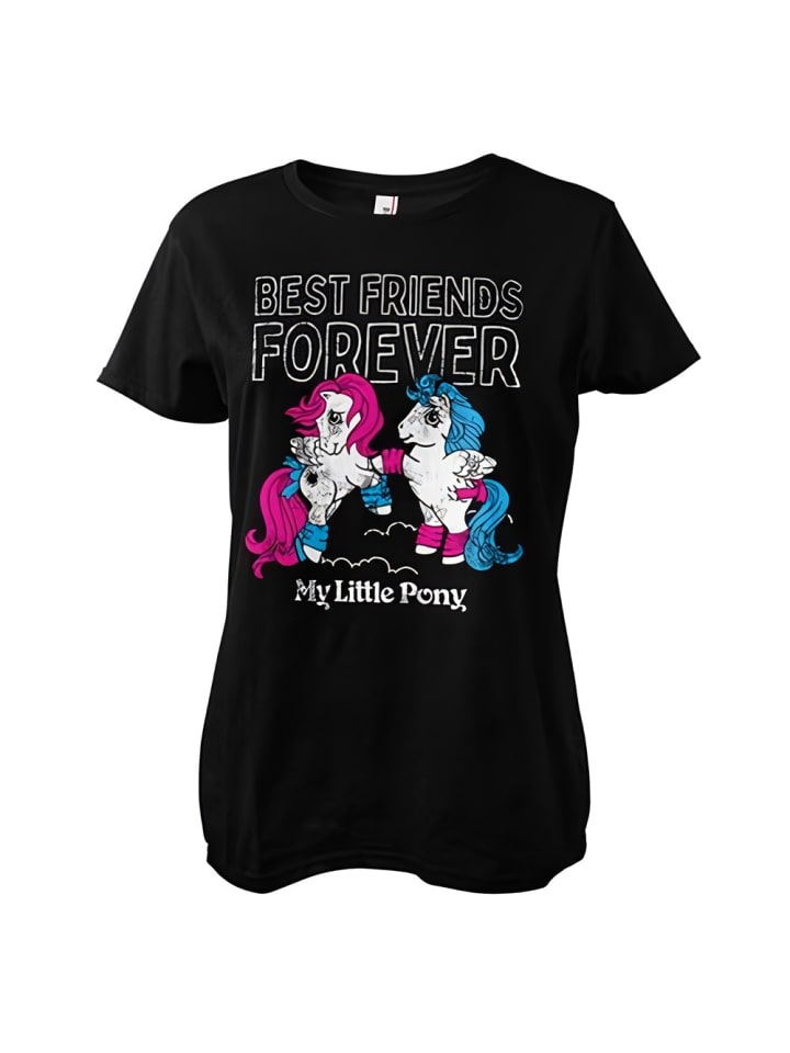 

Футболка Best Friends Forever Girly Tee черного цвета My Little Pony, Черный, Футболка Best Friends Forever Girly Tee черного цвета My Little Pony