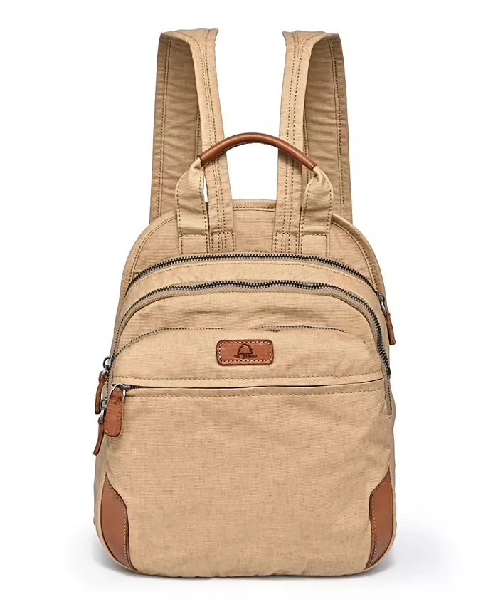 

Рюкзак из холста Turtle Cove TSD BRAND, коричневый/бежевый