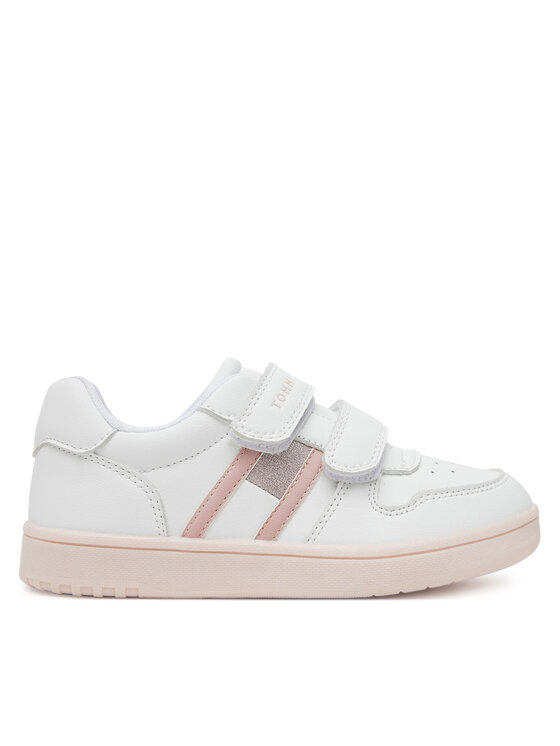 

Кроссовки Flag Low Cut Velcro Sneaker T1A9-33730-1439 S Tommy Hilfiger, белый